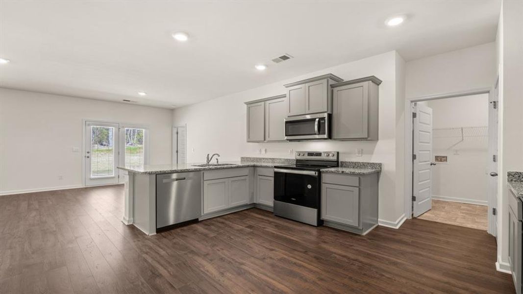Furnished interior view inside a new home in Champion's Run, Lithonia (Image 15).