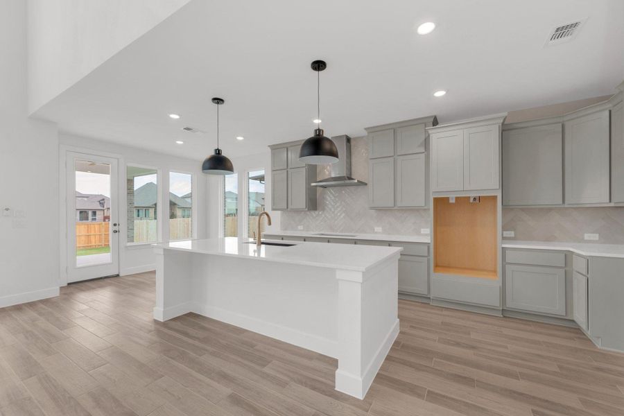 Furnished interior view inside a new home in Santa Rita Ranch, Liberty Hill (Image 10).