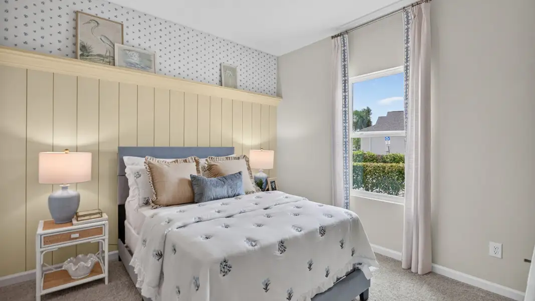 Furnished interior view inside a new home in American Village, Palm Coast (Image 24).