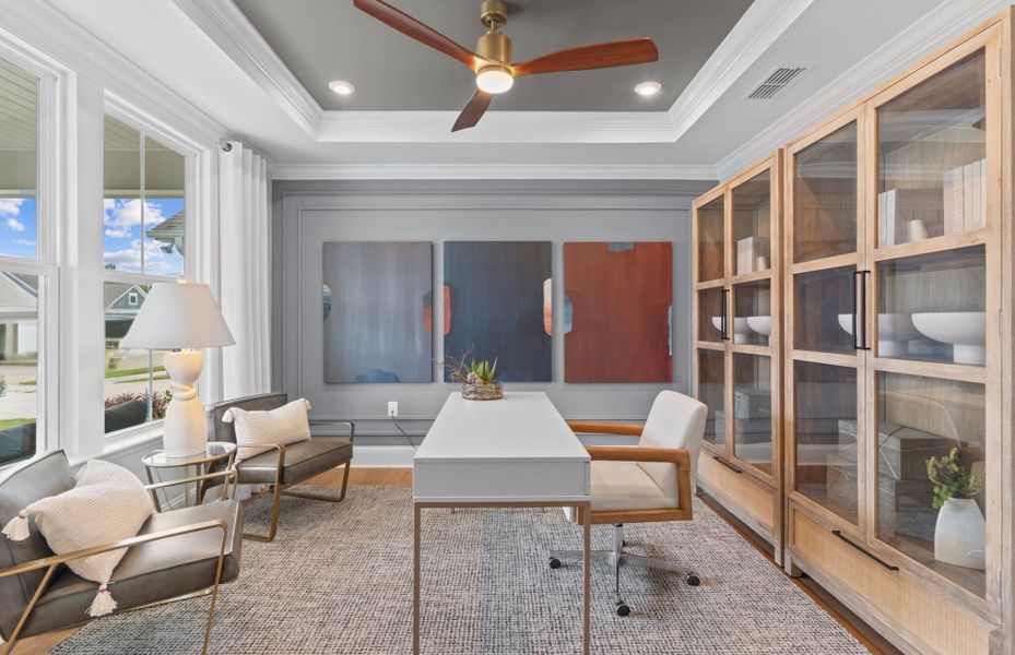 Furnished interior view inside a new home in Solserra, Shallotte (Image 11).