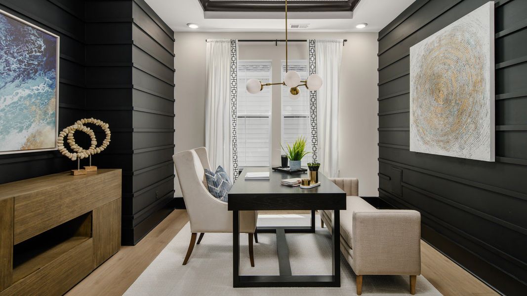 Representative furnished interior of a home built from the The Adventurer by DRB Elevate. in Brook Run, Fort Mill (Image 25).