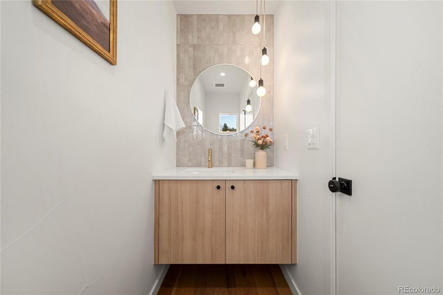 Furnished interior view inside a new home in , Denver (Image 16). Furnished interior view inside a new home in , Denver (Image 16).