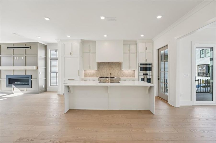 Furnished interior view inside a new home in Park Walke, Alpharetta (Image 6).