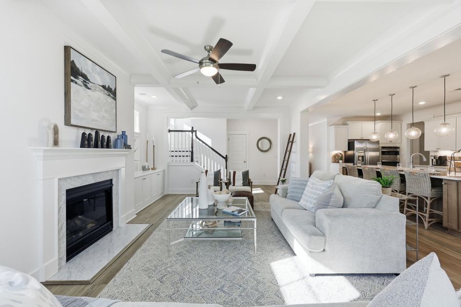 Furnished interior view inside a new home in , Summerville (Image 24).