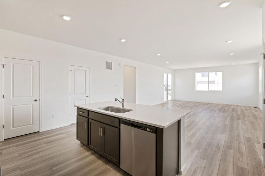 Furnished interior view inside a new home in Bennett Crossing Reserve, Bennett (Image 10).