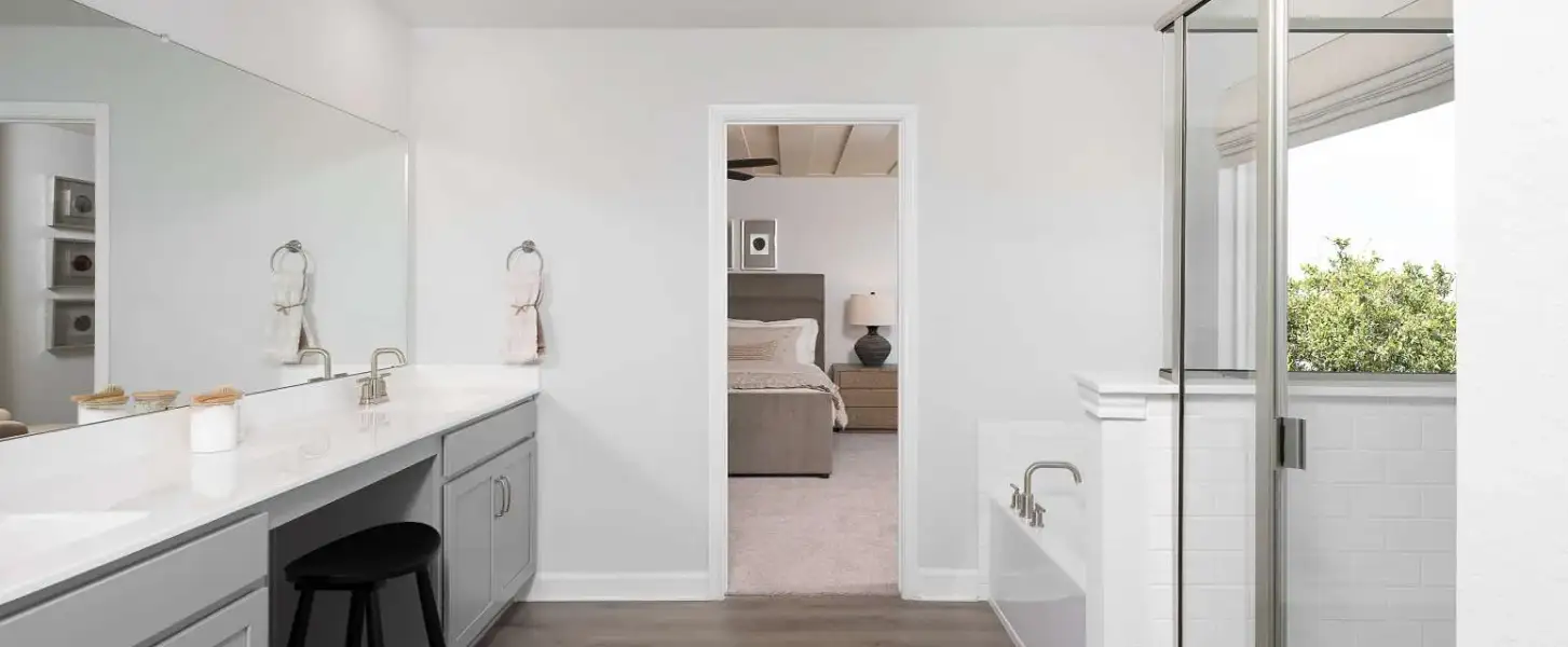 Representative furnished interior of a home built from the Wyatt by Ashton Woods in Saddlebrook Ranch, Schertz (Image 9).