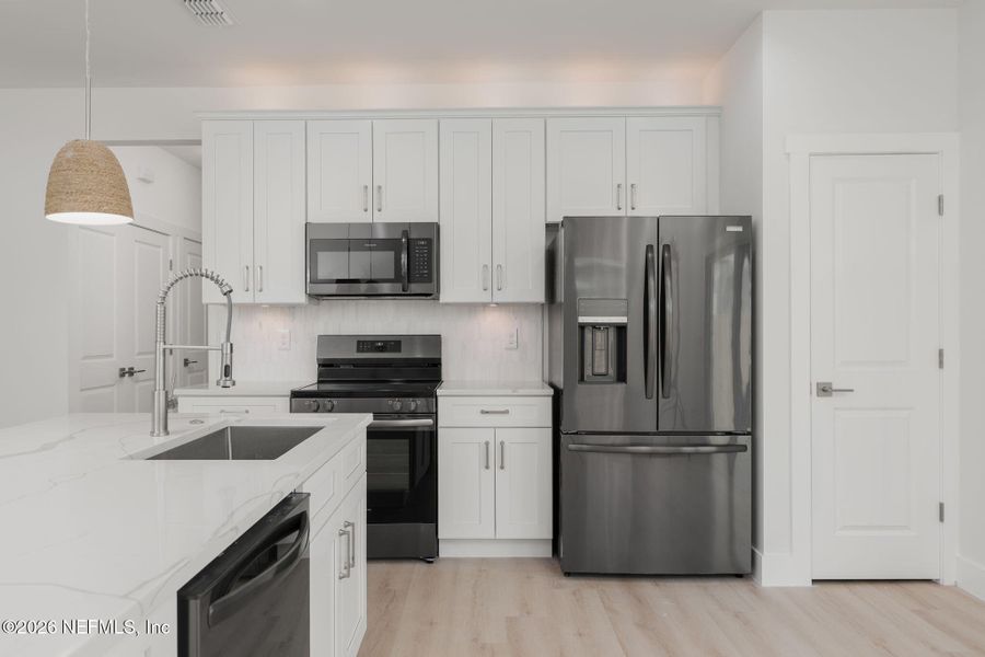 Furnished interior view inside a new home in , St. Augustine (Image 7).