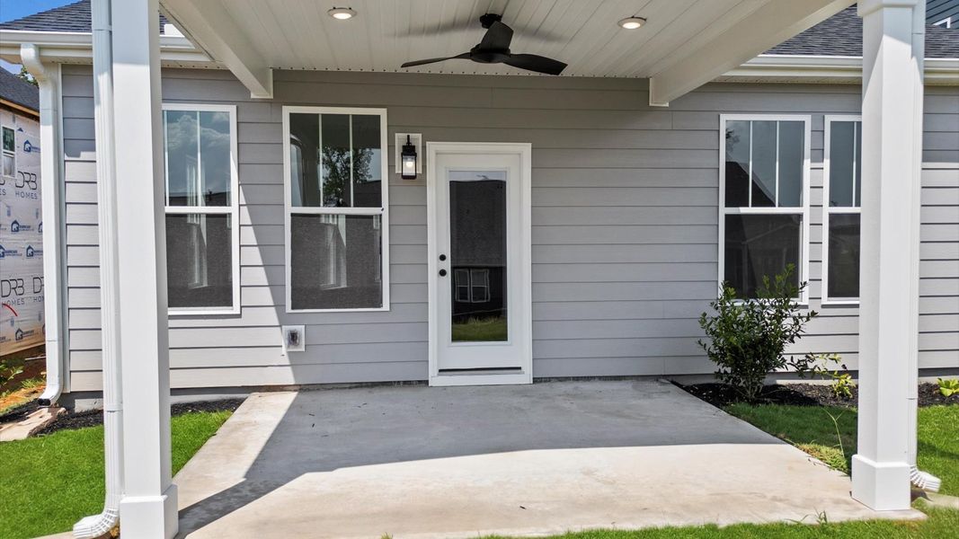 Front exterior of a new home in Pleasant Falls, Moore, SC, highlighting curb appeal (Image 20).