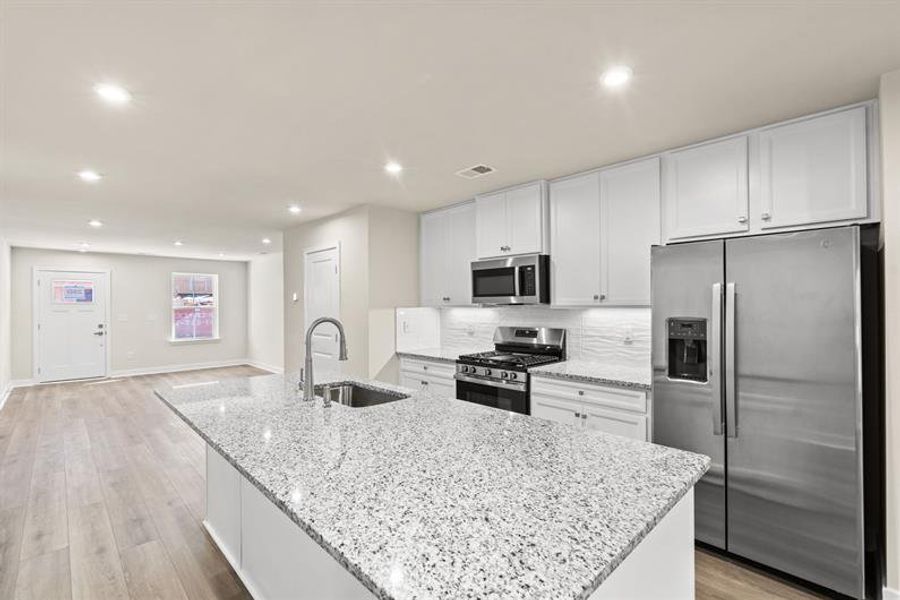 Furnished interior view inside a new home in Course Club at Prince Creek, Murrells Inlet (Image 4).