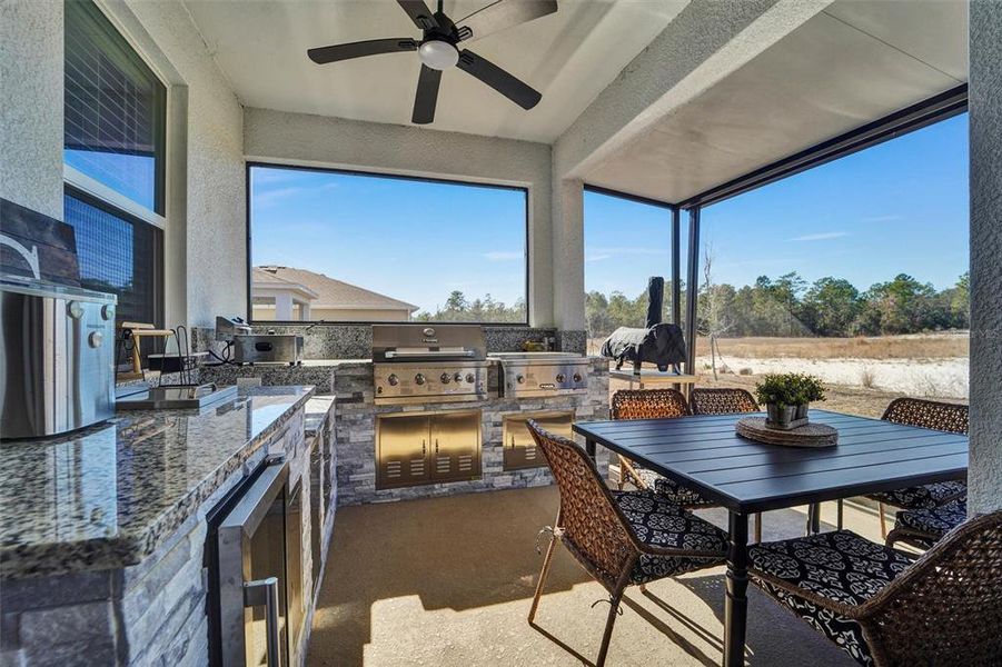 Exterior details and patio area of a home in Waterford, Brooksville (Image 23).