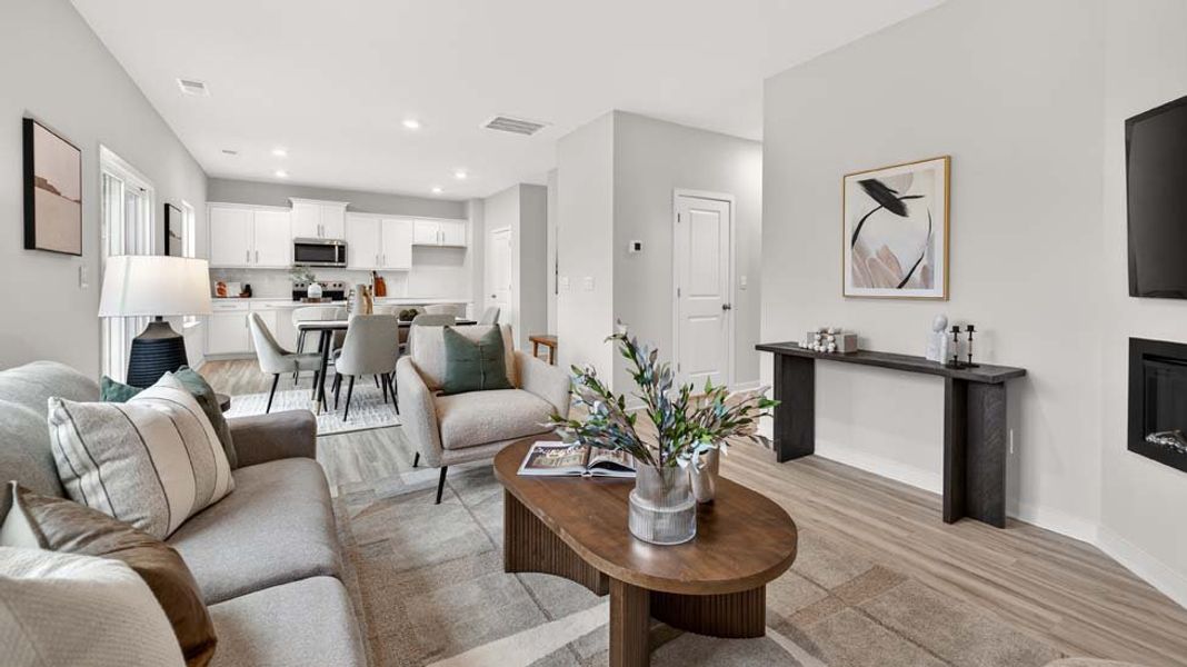 Furnished interior view inside a new home in Rydele Heights, Asheville (Image 10).