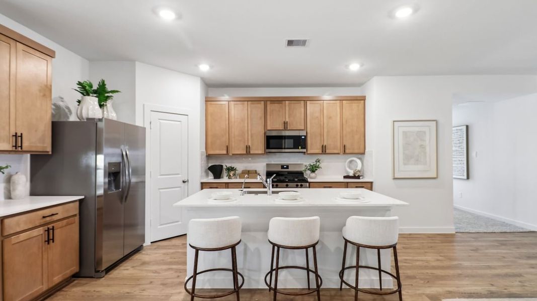 Furnished interior view inside a new home in Evergreen, Rosenberg (Image 11).