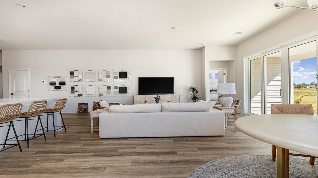 Furnished interior view inside a new home in Brunswick Plantation, Ash (Image 5). Furnished interior view inside a new home in Brunswick Plantation, Ash (Image 5).