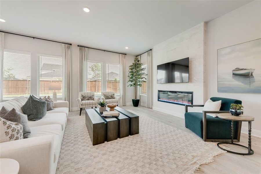 Furnished interior view inside a new home in Bayside, Rowlett (Image 16).