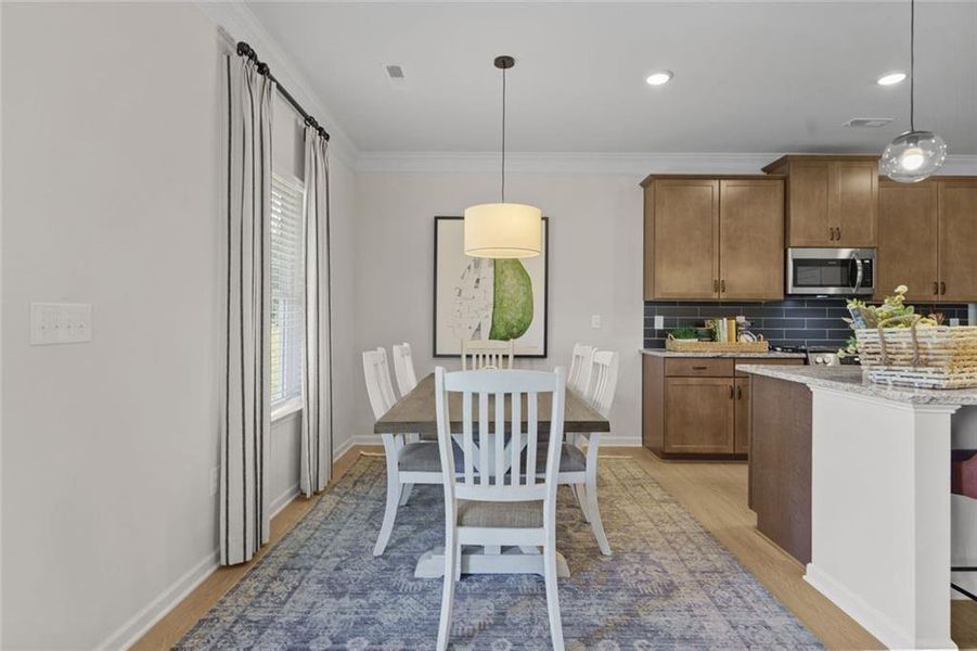 Furnished interior view inside a new home in Summerfield Place, Carrollton (Image 12).