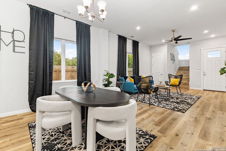 Furnished interior view inside a new home in , San Antonio (Image 5).