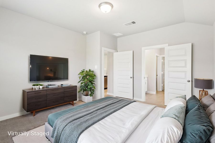 Furnished interior view inside a new home in Heights of Barbers Hill, Baytown (Image 6).