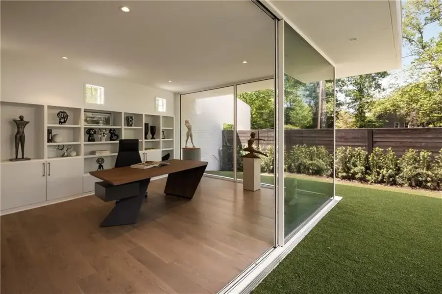 Exterior details and patio area of a home in , Atlanta (Image 35).