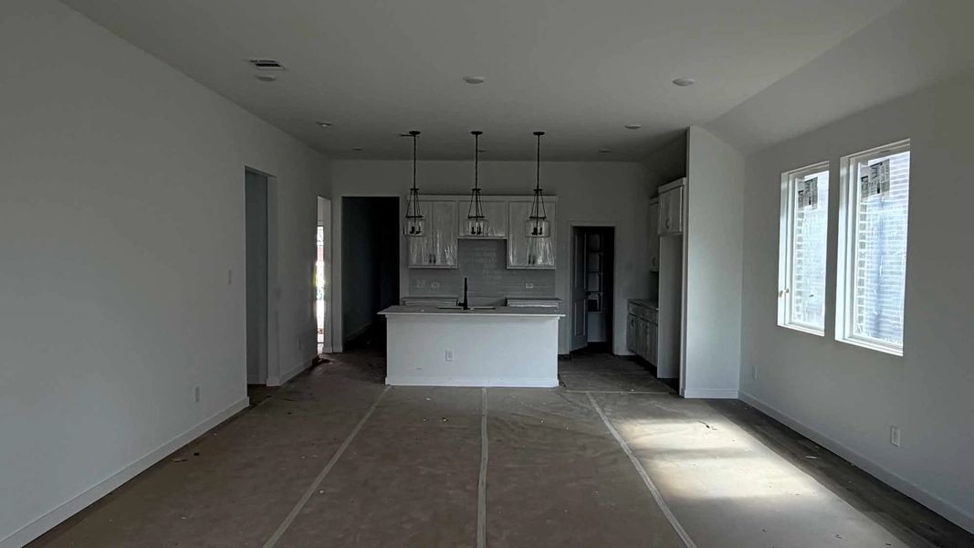 Open Kitchen-Dining Room Construction Progress