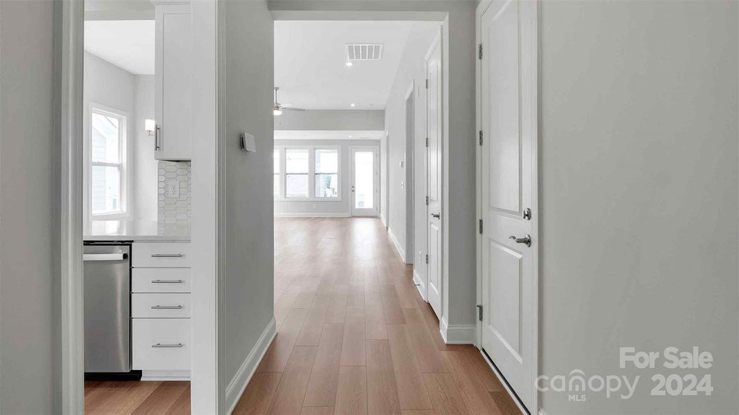 Kitchen into Great Room