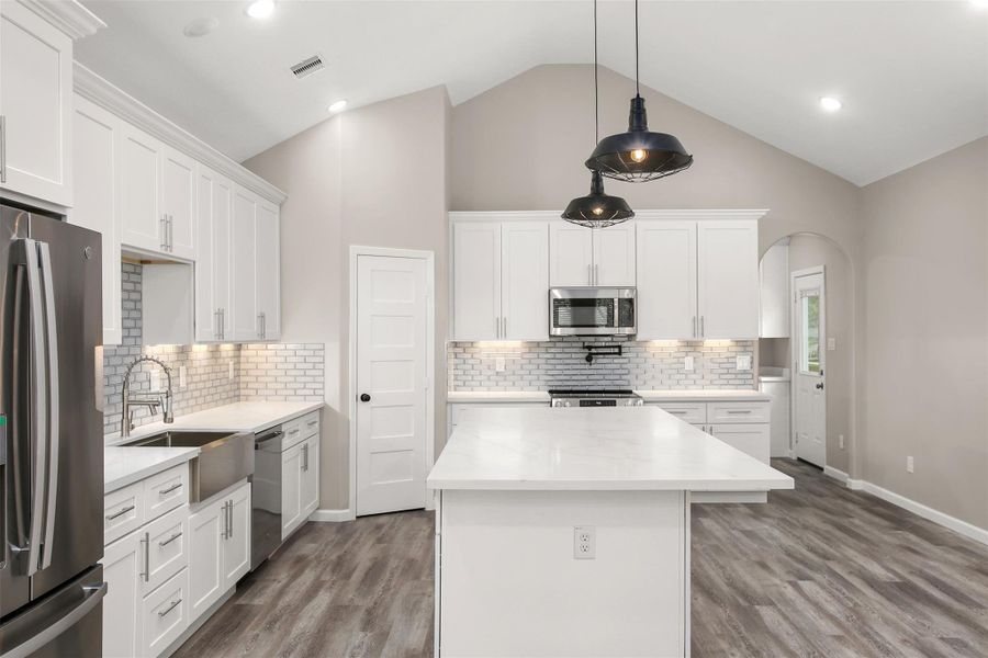 Another view of the kitchen