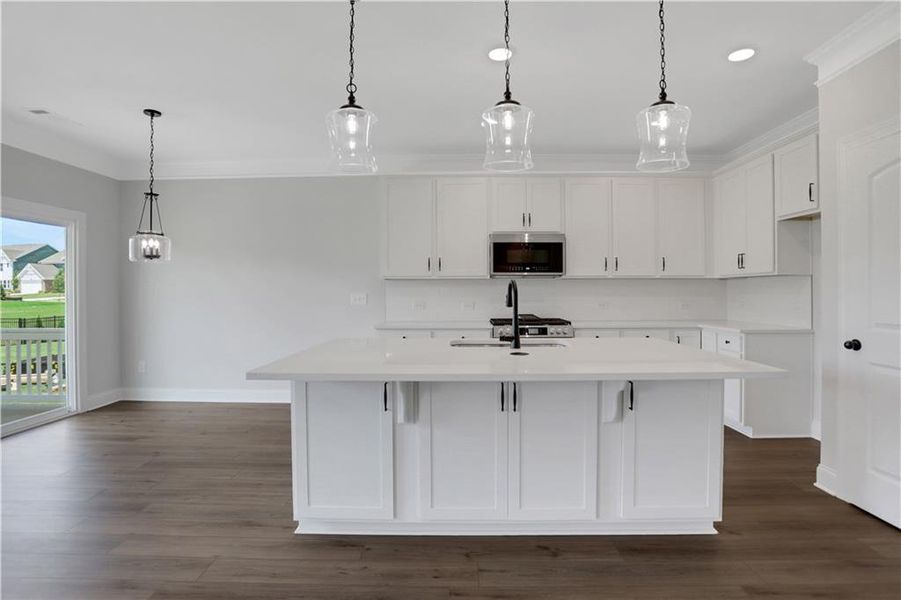 Furnished interior view inside a new home in Twin Lakes, Hoschton (Image 6).