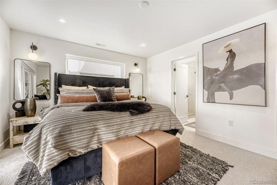 Furnished interior view inside a new home in , Denver (Image 10).