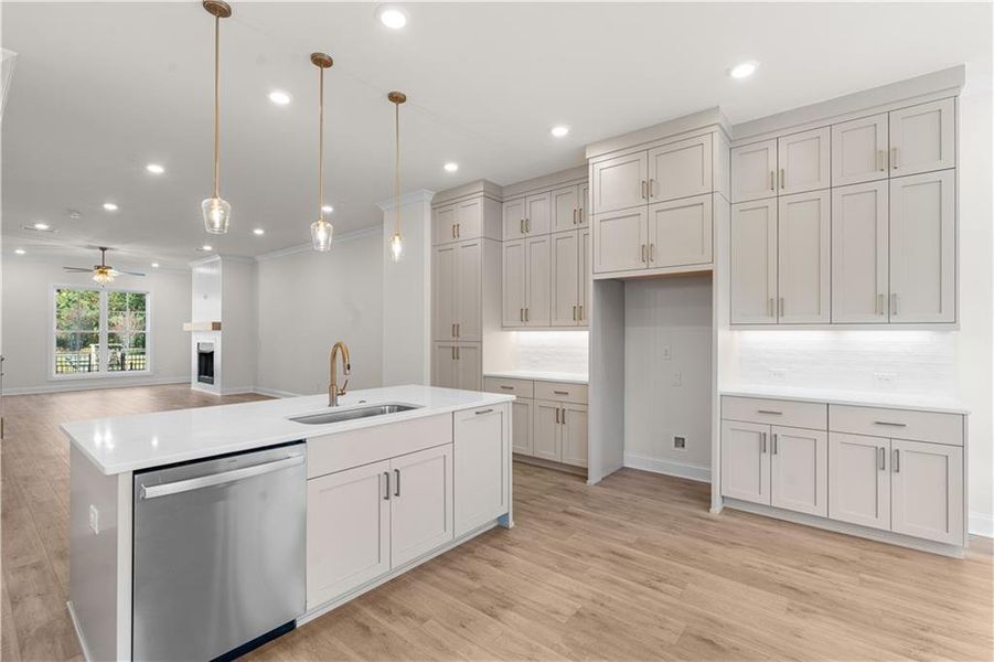 Furnished interior view inside a new home in , Johns Creek (Image 16).