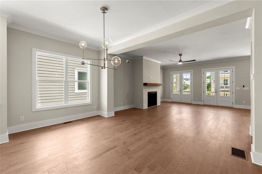 Spacious, unfurnished interior of a new home in West Town, Atlanta (Image 44).