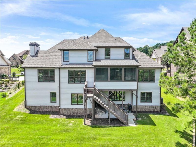 Front exterior of a new home in , Auburn, GA, highlighting curb appeal (Image 27).