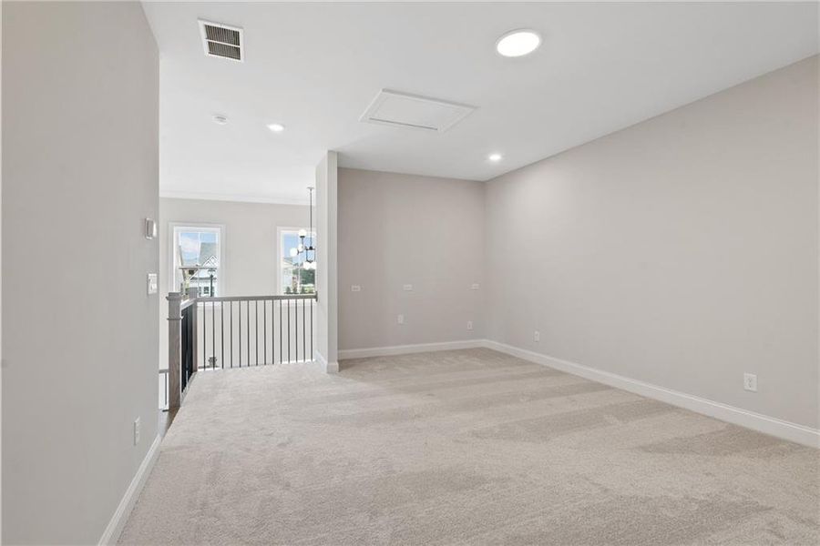 Spacious, unfurnished interior of a new home in Promenade at Sawnee Village, Cumming (Image 35).