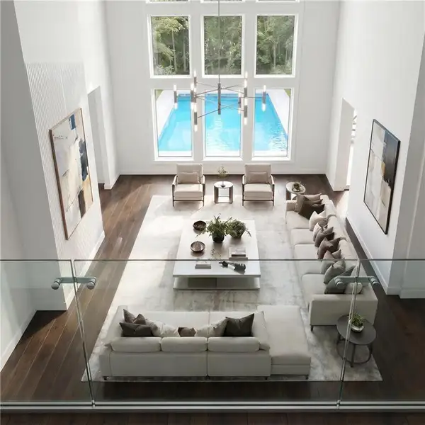 Furnished interior view inside a new home in , Fairburn (Image 9). Furnished interior view inside a new home in , Fairburn (Image 9).