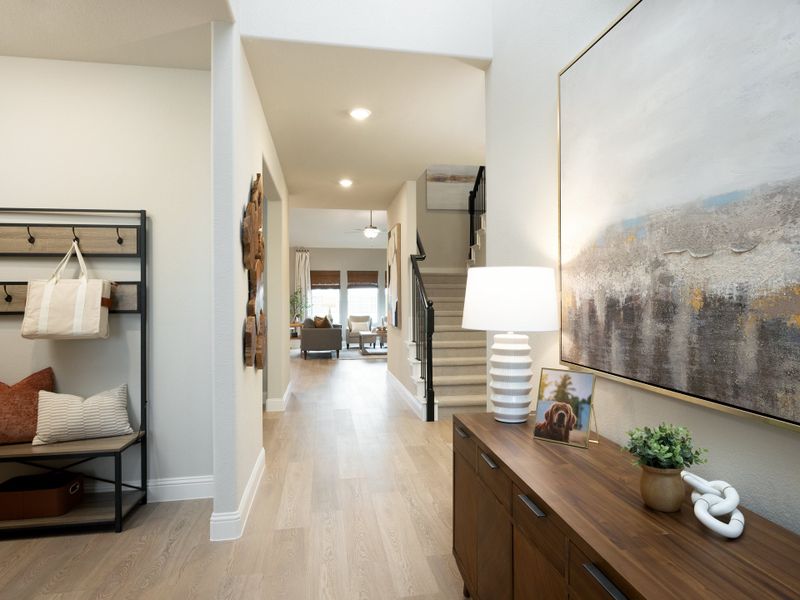 Entry way into the Haskell floorplan.