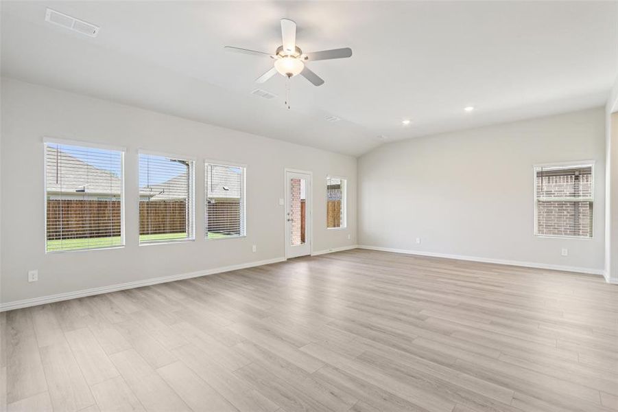 Spacious, unfurnished interior of a new home in Parks at Foster Crossing - Premier Series, Anna (Image 22). Spacious, unfurnished interior of a new home in Parks at Foster Crossing - Premier Series, Anna (Image 22).