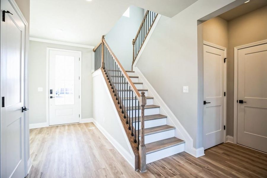 Spacious, unfurnished interior of a new home in Maddox Landing, Hoschton (Image 13). Spacious, unfurnished interior of a new home in Maddox Landing, Hoschton (Image 13).