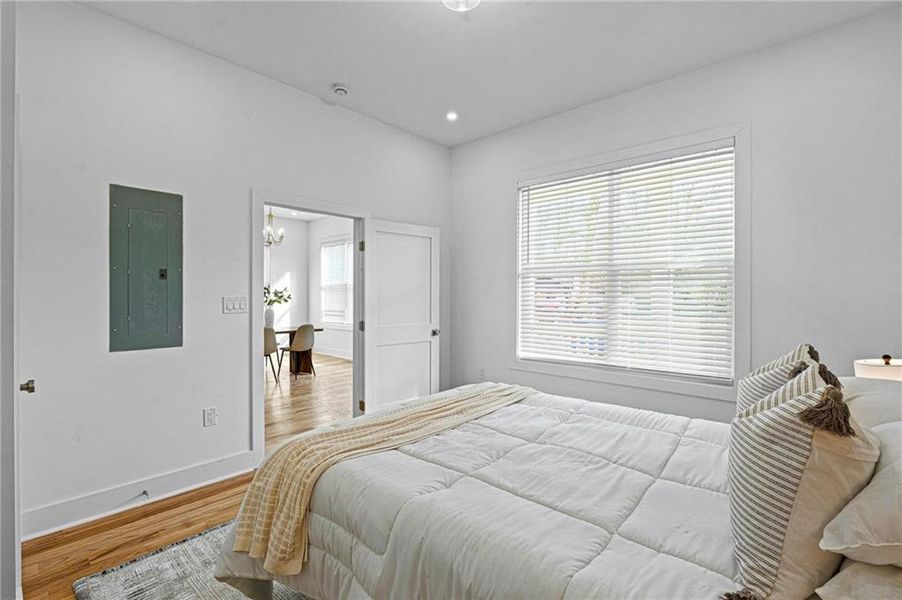 Furnished interior view inside a new home in , Atlanta (Image 14).