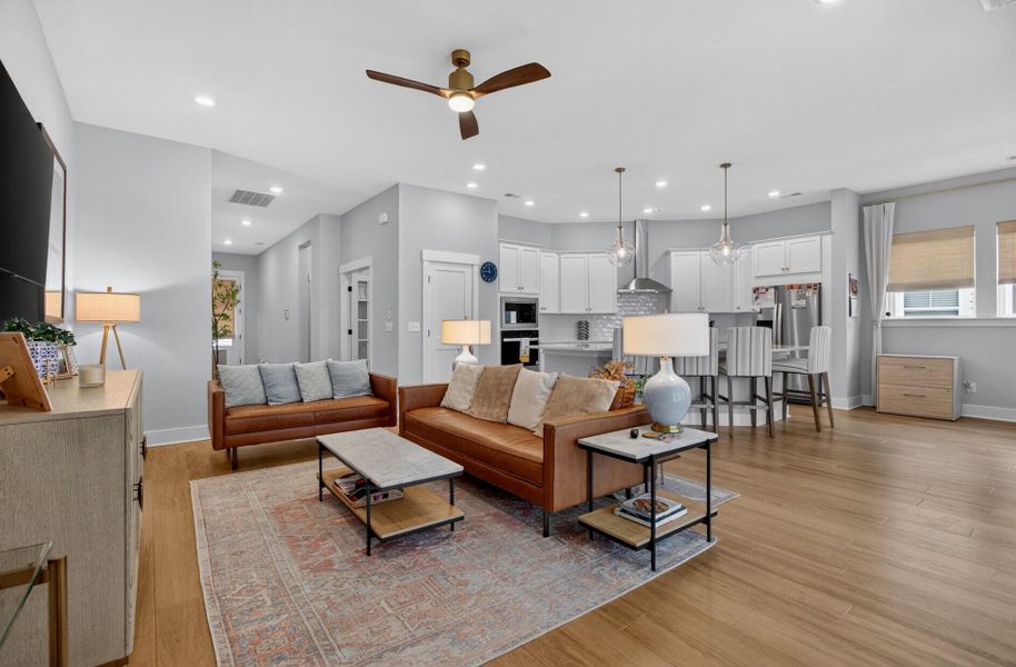 Furnished interior view inside a new home in , Summerville (Image 9).