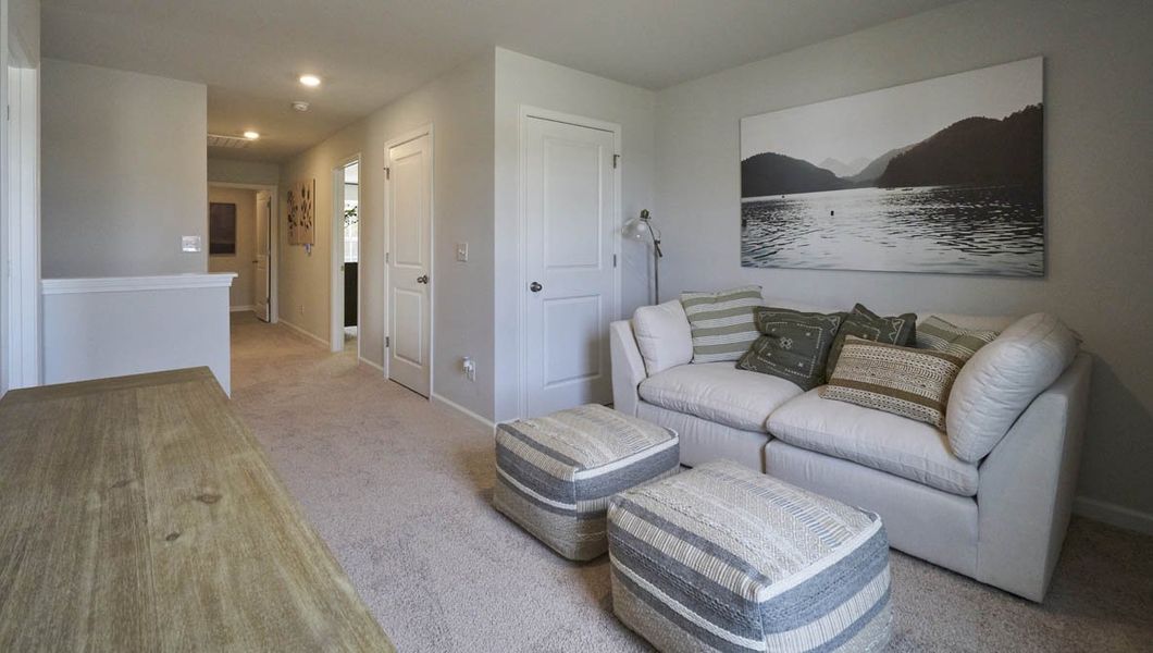 Representative furnished interior of a home built from the Penwell by D.R. Horton in Fishel Village, Winston-Salem (Image 27). Representative furnished interior of a home built from the Penwell by D.R. Horton in Fishel Village, Winston-Salem (Image 27).