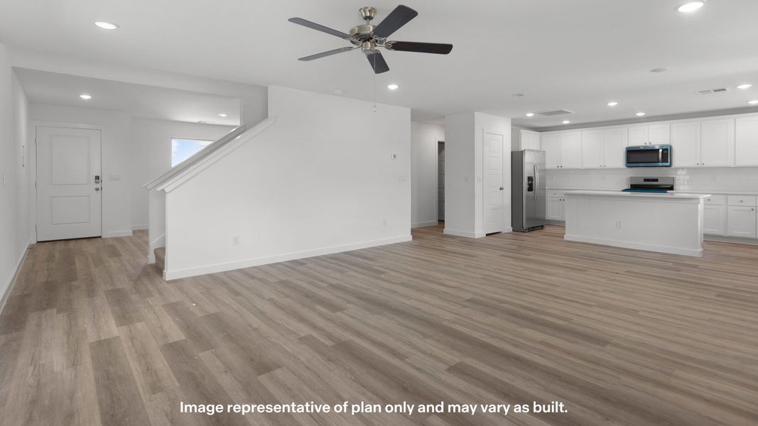 Spacious, unfurnished interior of a new home in Overlook West, Wolfforth (Image 11).