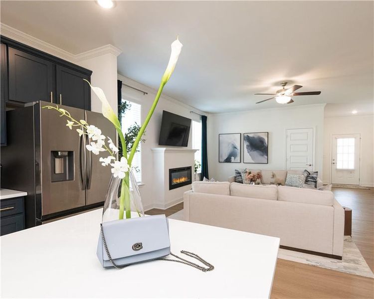 Furnished interior view inside a new home in Cooper's Walk, Loganville (Image 6).