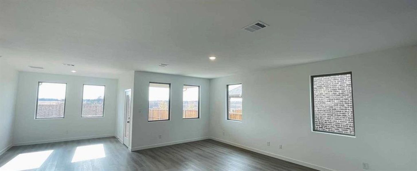 Open Living-Dining Room Construction Progress