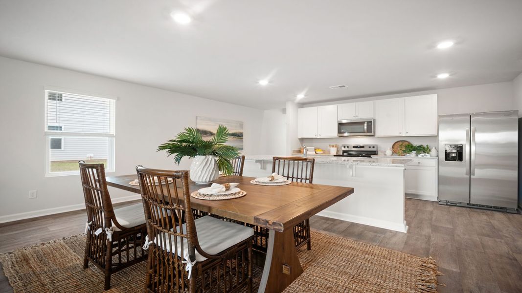 Furnished interior view inside a new home in Holly Oaks, Statesboro (Image 11).