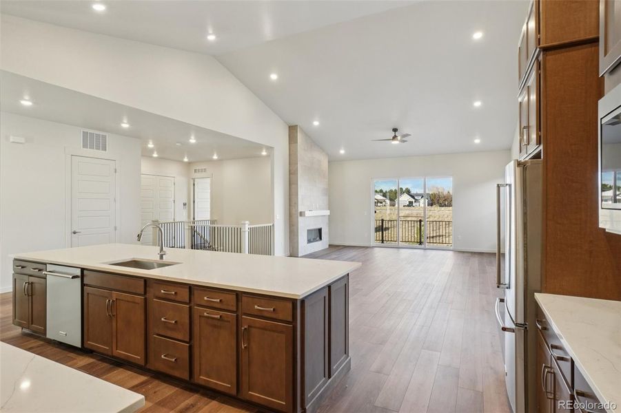 Furnished interior view inside a new home in , Fort Collins (Image 14).