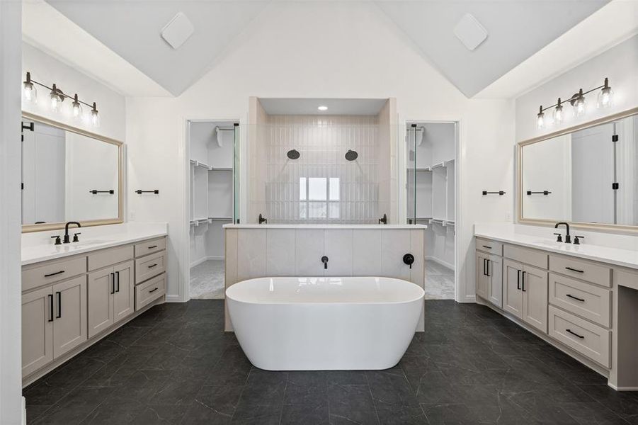 Furnished interior in a model home at Santana Ridge in Weatherford (Image 7). Furnished interior in a model home at Santana Ridge in Weatherford (Image 7).