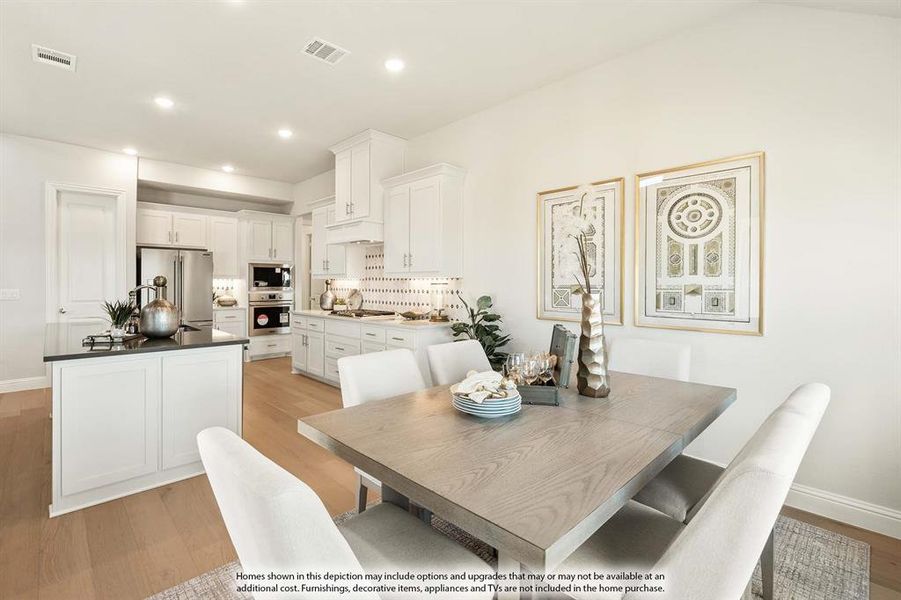 Furnished interior view inside a new home in ArrowBrooke, Aubrey (Image 30).