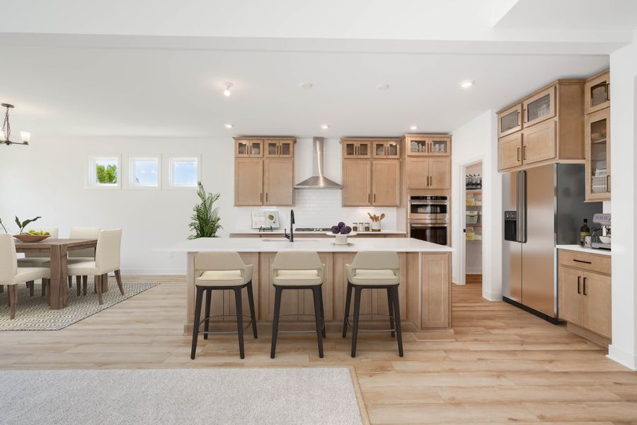 Representative furnished interior of a home built from the Rhodes by Fischer Homes in Twin Lakes, Hoschton (Image 4).