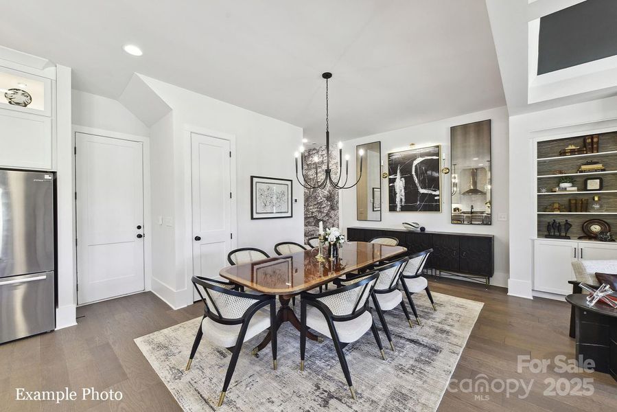 Furnished interior in a model home at Endhaven Terraces in Charlotte (Image 13).