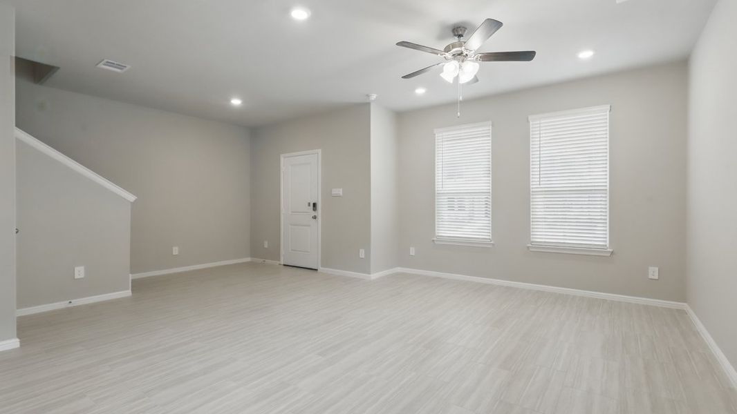 Representative unfurnished interior of a home built from the HAZELNUT by D.R. Horton in Orchard Village, Fort Worth (Image 17).