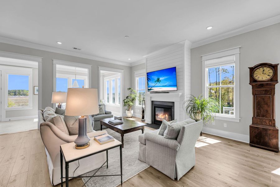 Furnished interior view inside a new home in Carolina Park: Riverside, Mount Pleasant (Image 55).