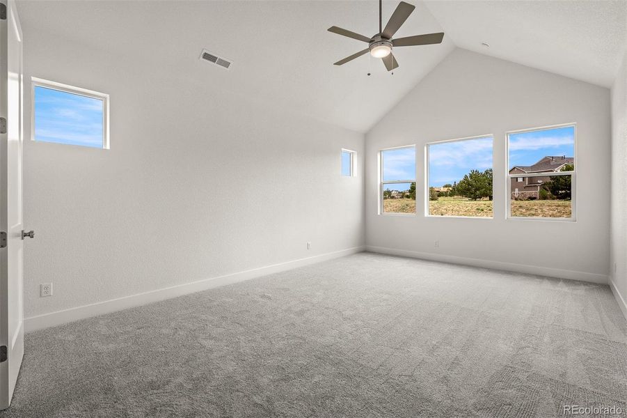 Spacious, unfurnished interior of a new home in Cloverleaf – Mountainview Collection, Monument (Image 23). Spacious, unfurnished interior of a new home in Cloverleaf – Mountainview Collection, Monument (Image 23).